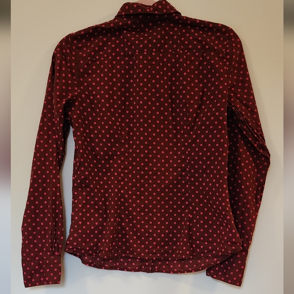 Red And Pink Polkadot Shirt The Limited Size Small - Picture 4 of 4